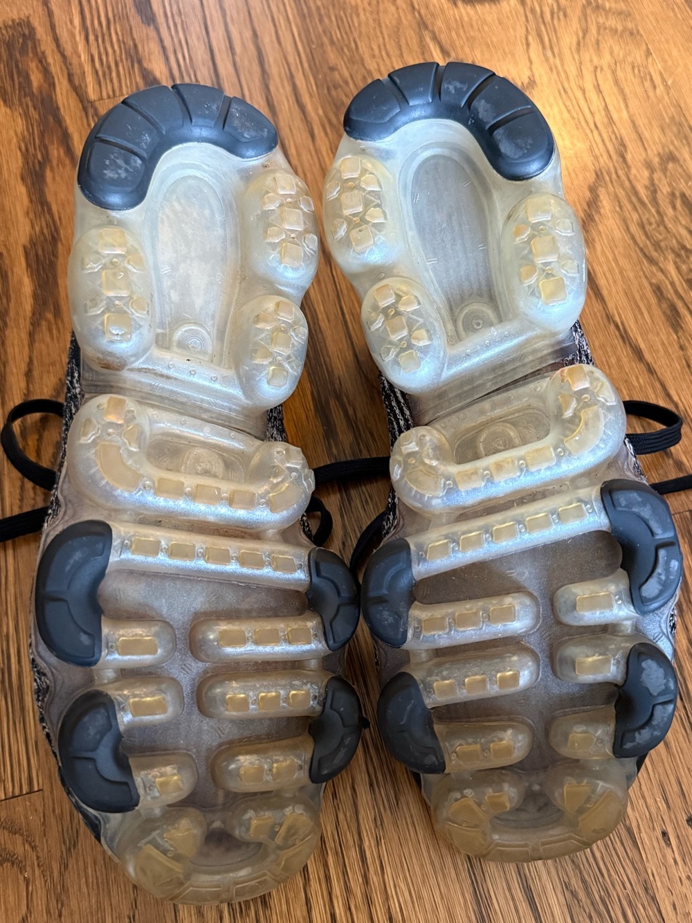Nike VaporMax Flyknit Sneakers in Black and White - Picture 4 of 4